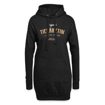 Tierärztin Limited Edition - Hoodie-Kleid - Schwarz - Vorne