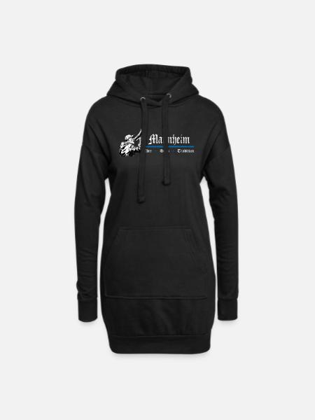 Mannheim Ehre Stolz Tradition - Hoodie-Kleid - Schwarz
