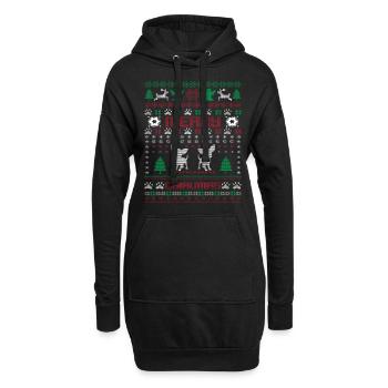 Joyeux dogmes - Sweat-shirt à capuche long Femme - noir - Devant