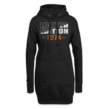 Édition limitée 1974 - Sweat-shirt à capuche long Femme - noir - Devant