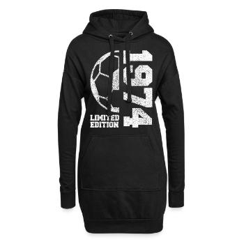 édition limitée 1974 - Sweat-shirt à capuche long Femme - noir - Devant