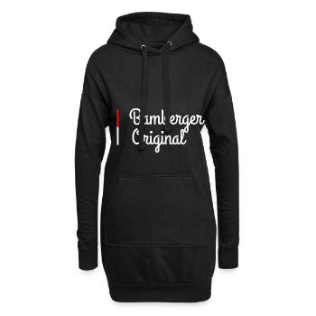 Bamberg - Hoodie-Kleid - Schwarz - Vorne
