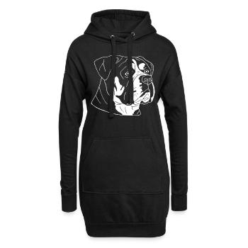 Continental Bulldog - Hoodie-Kleid - Schwarz - Vorne