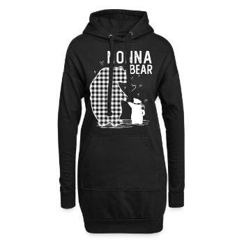 Ours Nonna - Sweat-shirt à capuche long Femme - noir - Devant