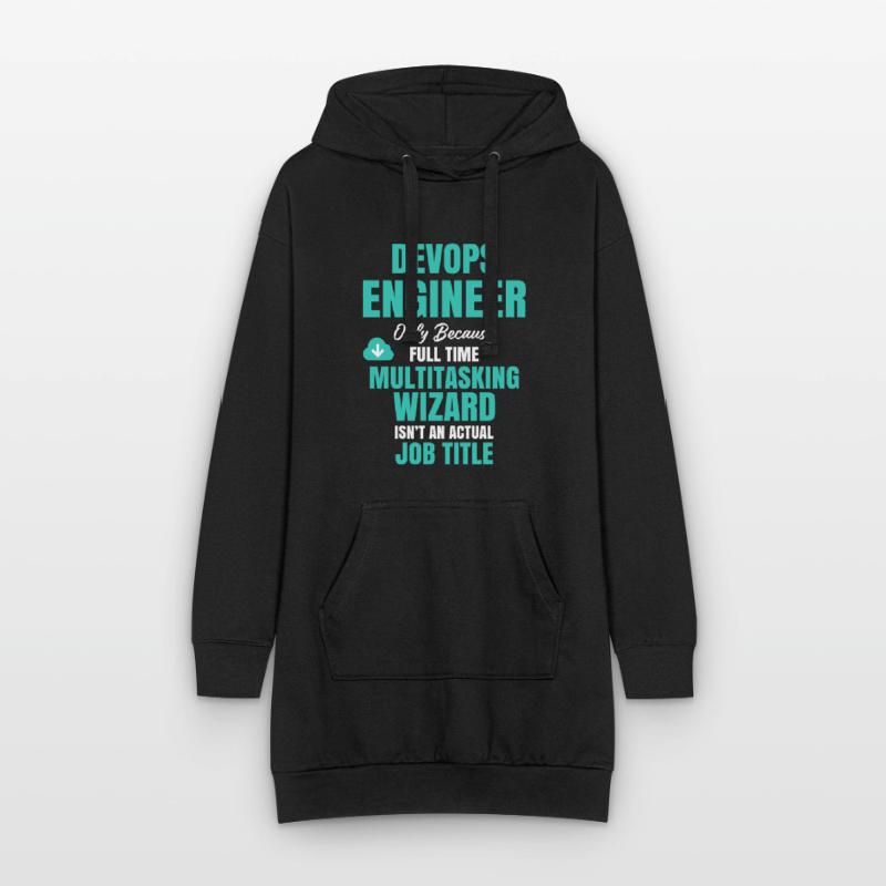 DevOps Engineer Multitasking-Assistent Hoodie-Kleid