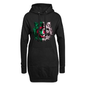 Algerien - Hoodie-Kleid - Schwarz - Vorne