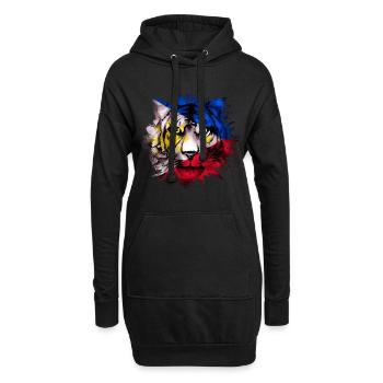 Philippinen - Hoodie-Kleid - Schwarz - Vorne