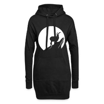 Goat - (3) - Hoodie Dress - black - Front