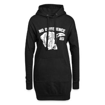 Défenseur des animaux des vaches et des chiens - Sweat-shirt à capuche long Femme - noir - Devant