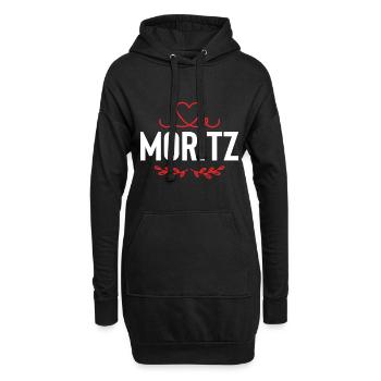 Moritz - Sweat-shirt à capuche long Femme - noir - Devant