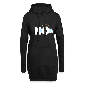 NO Unschuldig Spaß Humor - Hoodie-Kleid - Schwarz - Vorne