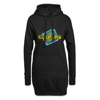 Cadeau pour Clemens - Sweat-shirt à capuche long Femme - noir - Devant