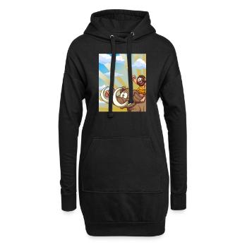 Mammut I Glacé i Cadeau d’éléphant i - Sweat-shirt à capuche long Femme - noir - Devant
