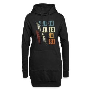 E-Bike, E-MTB, Is my bike okay? - Hoodie-Kleid - Schwarz - Vorne