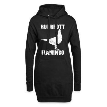 Ruhrpott Flamingo Ruhrgebiet Taube - Hoodie-Kleid - Schwarz - Vorne
