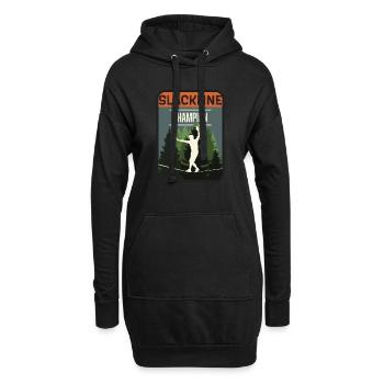 Slackline, Balance Sport - Hoodie-Kleid - Schwarz - Vorne