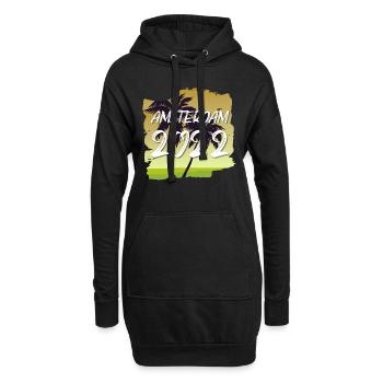 Amsterdam 2022 - Hoodie-Kleid - Schwarz - Vorne