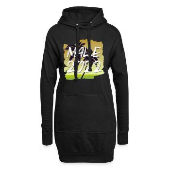 Malle 2022 - Hoodie-Kleid - Schwarz - Vorne