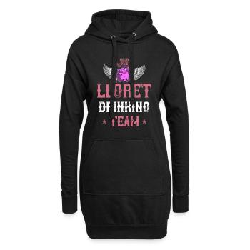 Lloret De Mar Drinking Team - Hoodie Dress - black - Front
