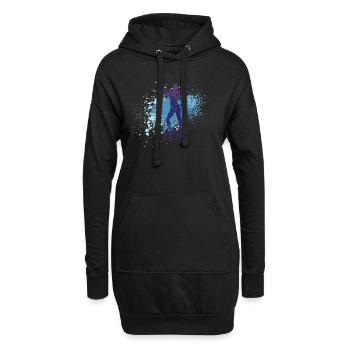 Splash Jump Shoes Fitness - Hoodie-Kleid - Schwarz - Vorne