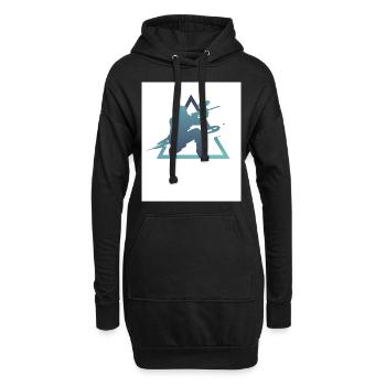 Geometry Paintball - Hoodie Dress - black - Front