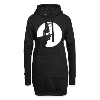 Goat - (7) - Hoodie Dress - black - Front