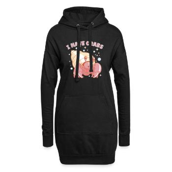 Hermit Crab Crabbing Crab Whisperer Crab Hunting - Hoodie-Kleid - Schwarz - Vorne