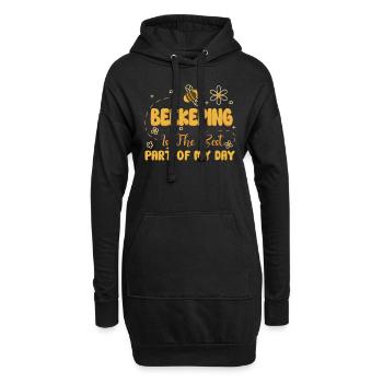 Honey Bee Beekeeping Beekeeper Honeybee Beekeeping - Hoodie-Kleid - Schwarz - Vorne