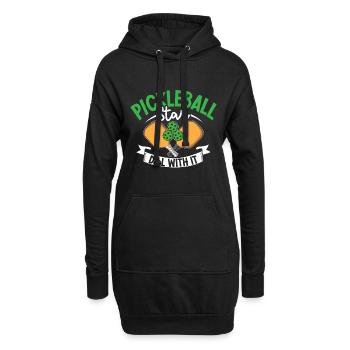 Pickleball Player Pickleball Paddle Pickleball - Hoodie-Kleid - Schwarz - Vorne