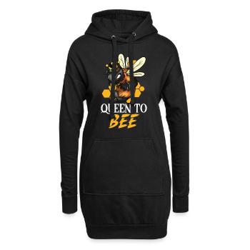 Honey beekeeping Beekeepers Honey bee apiary - Hoodie Dress - black - Front