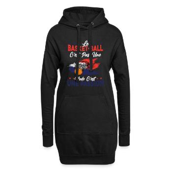 le basket ball Est Une Passion Cadeau - Sweat-shirt à capuche long Femme - noir - Devant