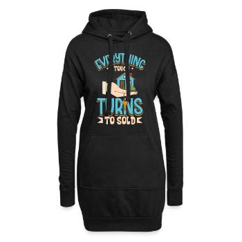 Real Estate Agent Realtor Home Closing Investor - Hoodie Dress - black - Front