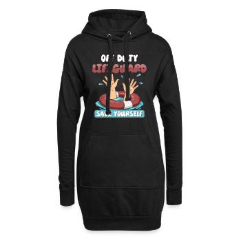 Nageurs Plongée sous-marine Piscine Sports nautiques - Sweat-shirt à capuche long Femme - noir - Devant