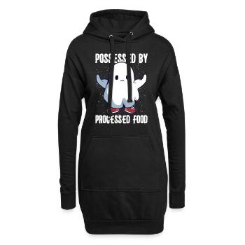 Bodybuilding Powerlifting Weightlifting Fitness - Hoodie-Kleid - Schwarz - Vorne