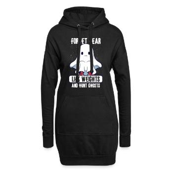Bodybuilding Powerlifting Weightlifting Fitness - Hoodie-Kleid - Schwarz - Vorne