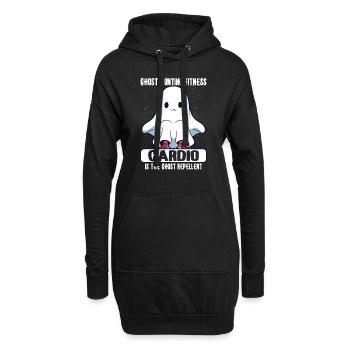 Musculation Powerlifting Haltérophilie Fitness - Sweat-shirt à capuche long Femme - noir - Devant