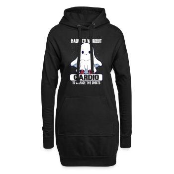 Bodybuilding Powerlifting Weightlifting Fitness - Hoodie-Kleid - Schwarz - Vorne