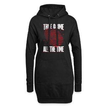 True Crime Murder Spy Crime Intérêt Idée cadeau - Sweat-shirt à capuche long Femme - noir - Devant