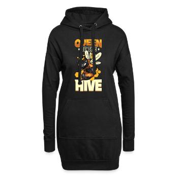 Apiculture apiculteur apiculteur rucher - Sweat-shirt à capuche long Femme - noir - Devant