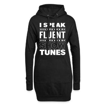 Broadway -Musical Schauspieler oder Darsteller - Hoodie-Kleid - Schwarz - Vorne