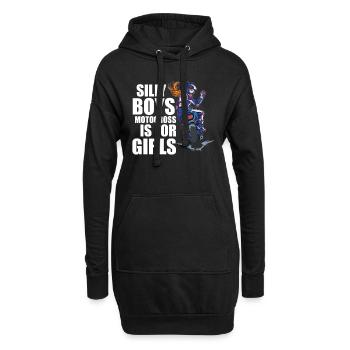 Dirt Bike Dirt Bike Riding Motocross Dirt Biking - Sweat-shirt à capuche long Femme - noir - Devant