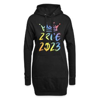 Zrce 2023 - Hoodie-Kleid - Schwarz - Vorne