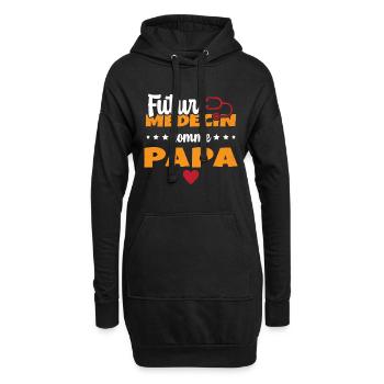 Futur Médecin Comme Papa Humour Docteur - Sweat-shirt à capuche long Femme - noir - Devant
