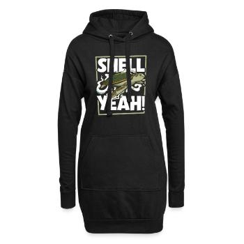 Boxer Boxing Turtle Turtles Sea Ocean Reptile - Hoodie-Kleid - Schwarz - Vorne