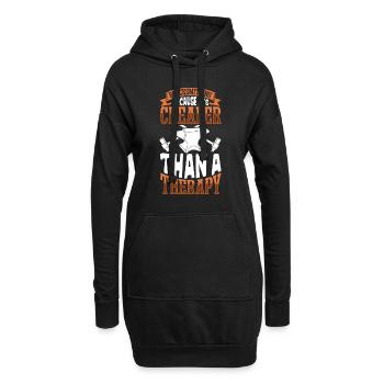 Schmied Metallarbeiter Klingenschmied Metall - Hoodie-Kleid - Schwarz - Vorne