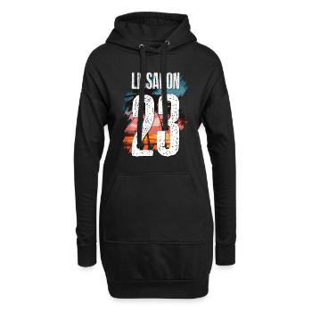 Lisbonne 23 Maillot 2023 - Sweat-shirt à capuche long Femme - noir - Devant