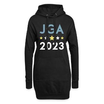Jga 2023 Junggesellenabschied - Hoodie-Kleid - Schwarz - Vorne