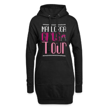 Mallorca Girls Tour - Hoodie-Kleid - Schwarz - Vorne