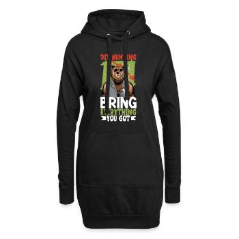 Börsenhändler Forex Trader Investor Trading - Hoodie-Kleid - Schwarz - Vorne