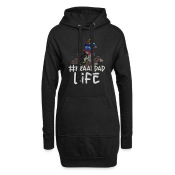 Dirt Bike Dirt Bike Riding Motocross Dirt Biking - Hoodie-Kleid - Schwarz - Vorne